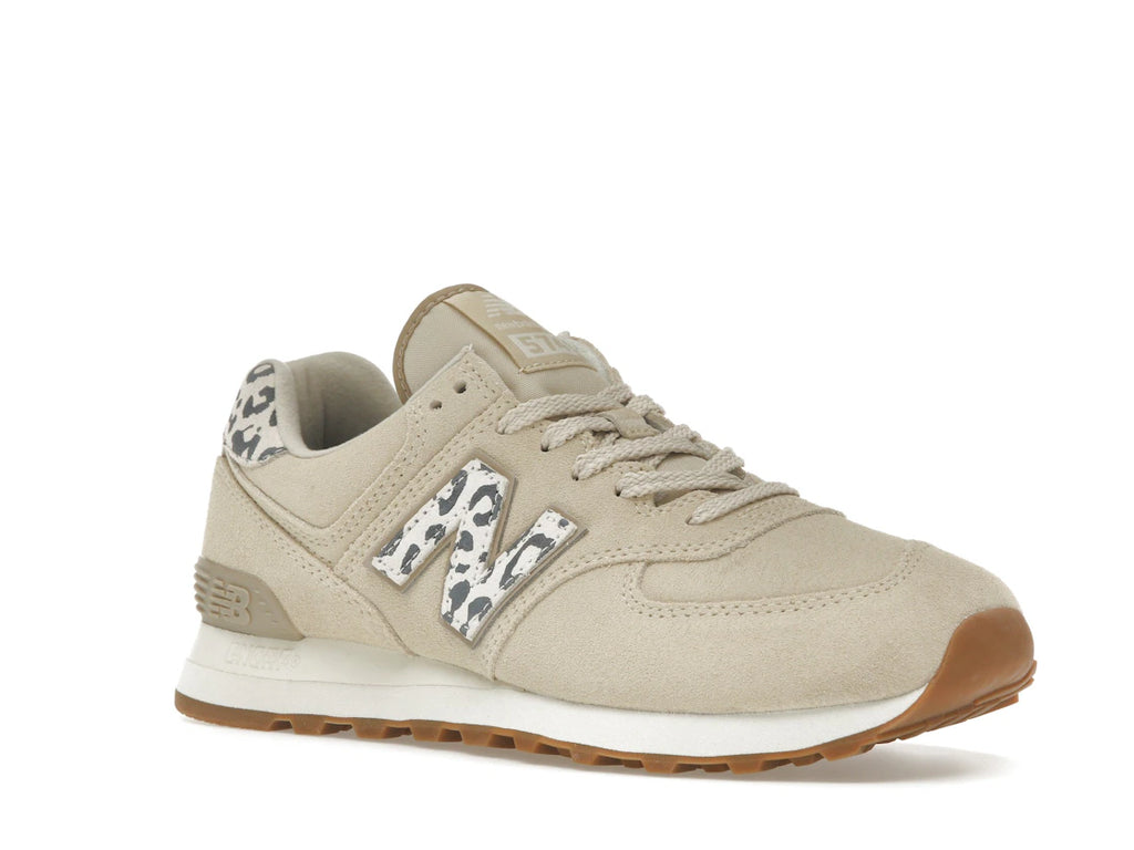 New Balance 574 Sea Salt Leopard