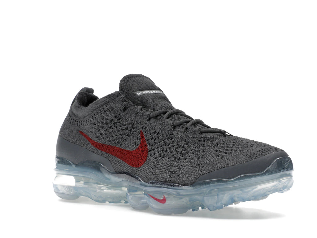 Nike Air VaporMax 2023 Flyknit Dark Grey Gym Red - alternate angle 2