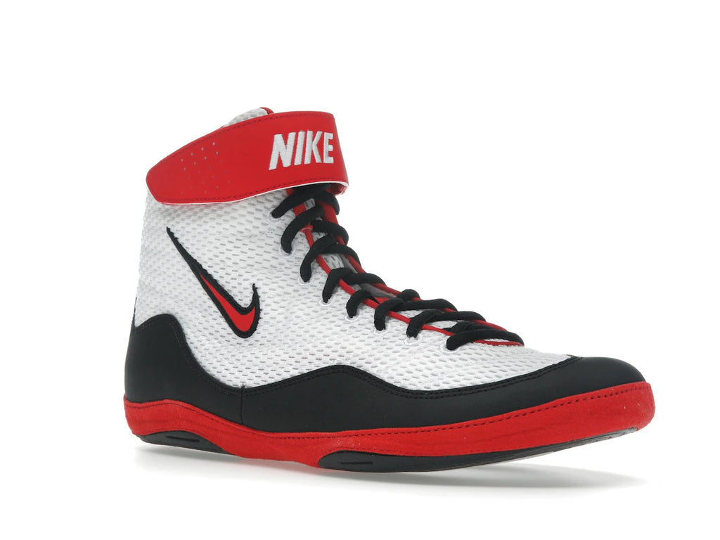 Nike Inflict White Black University Red