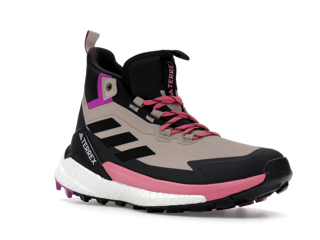 adidas Terrex Free Hiker 2.0 Gore-Tex Wonder Beige Pink Fusion Aurora Black - alternate angle 2