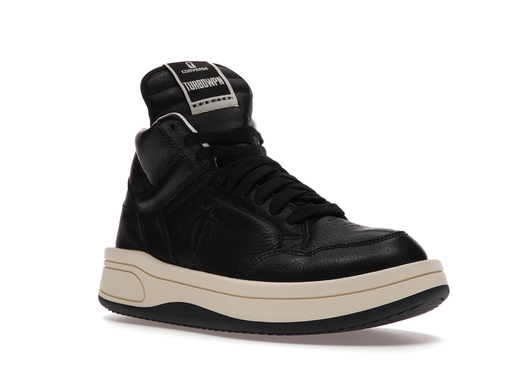 Converse TURBOWPN Mid Rick Owens DRKSHDW Black - alternate angle 2