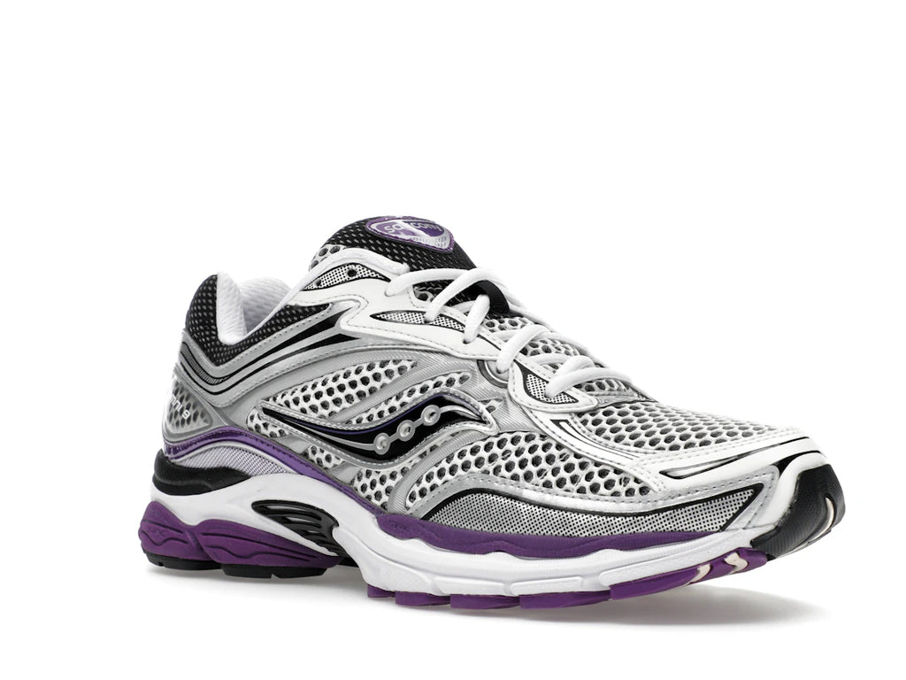 Saucony ProGrid Omni 9 White Black Silver Purple