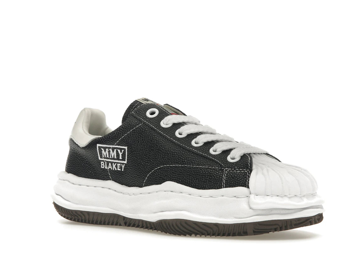 Maison Mihara Yasuhiro Blakey OG Sole Embossed Leather Low Black