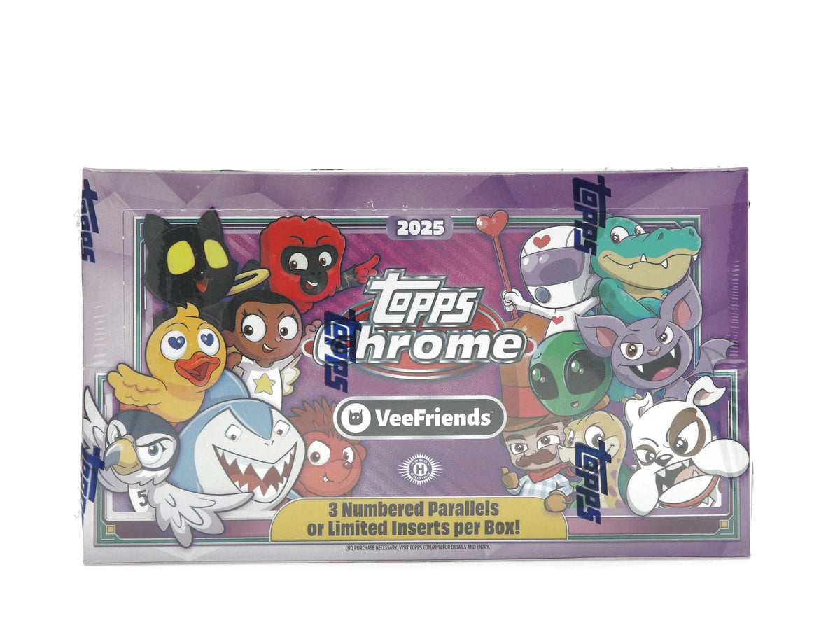 2025 Topps Chrome VeeFriends Hobby Box - alternate angle 2