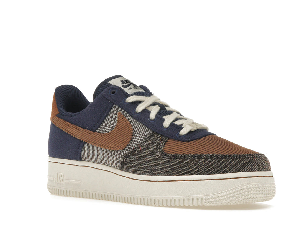 Nike Air Force 1 Low '07 PRM Tweed Midnight Navy Corduroy - alternate angle 2