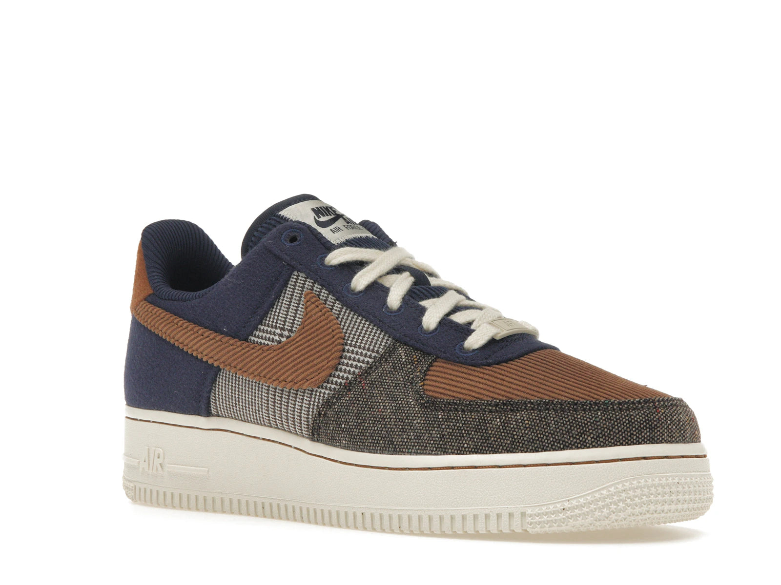 Nike Air Force 1 Low '07 PRM Tweed Midnight Navy Corduroy - alternate angle 2