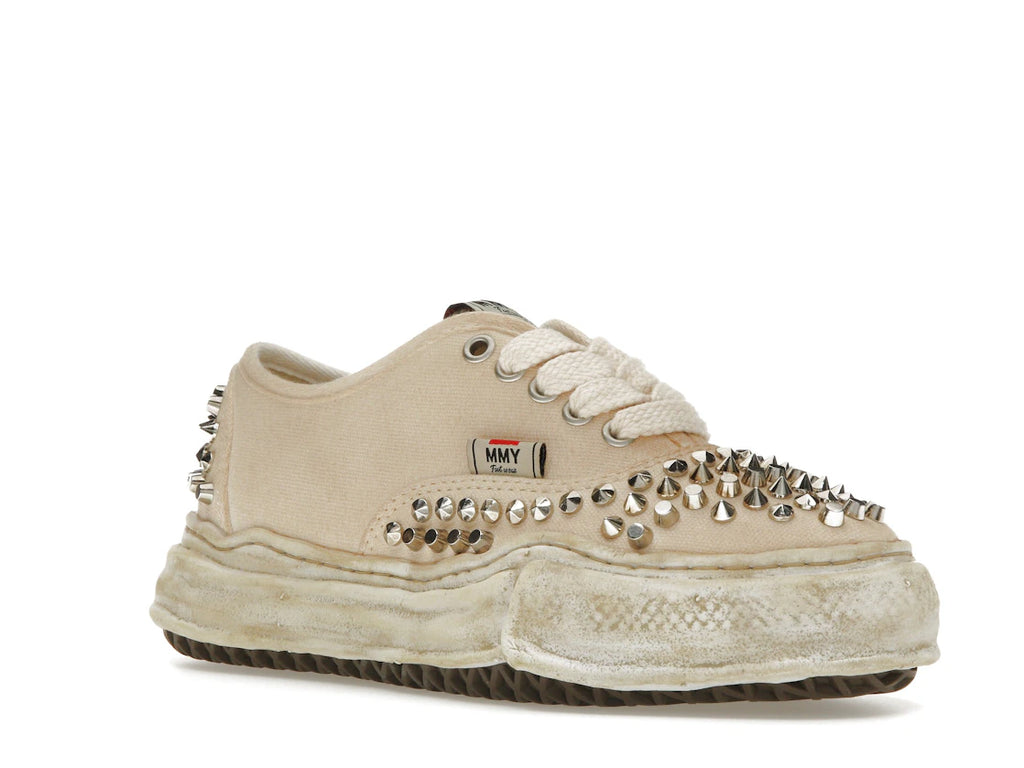 Maison Mihara Yasuhiro Baker OG Sole Studded Canvas Low White