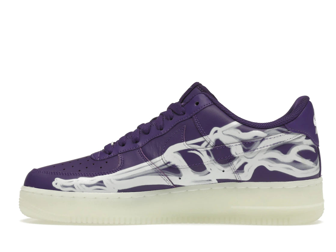 Nike Air Force 1 Low '07 QS Purple Skeleton Halloween
