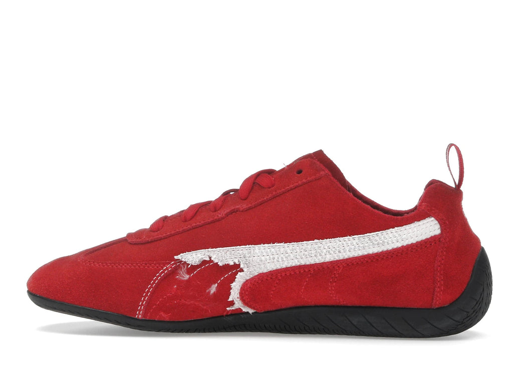 Balenciaga x Puma Speedcat Suede Distressed Red White - alternate angle 1