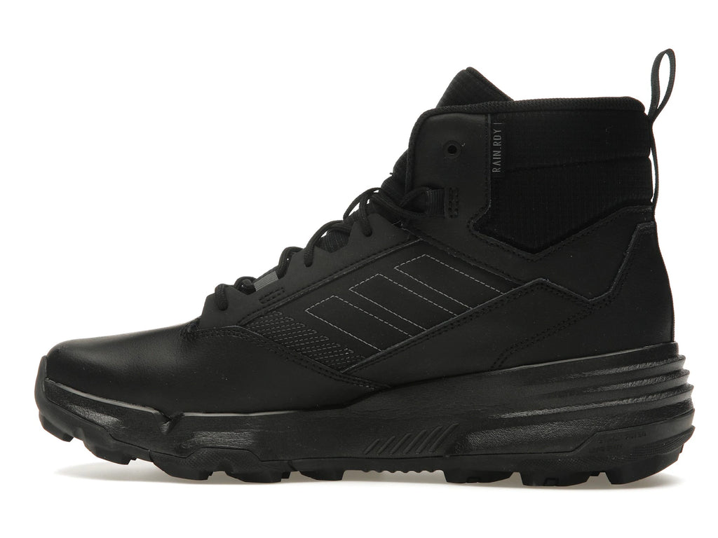 adidas Terrex Unity Leather Mid Rain.RDY Black Grey - alternate angle 1