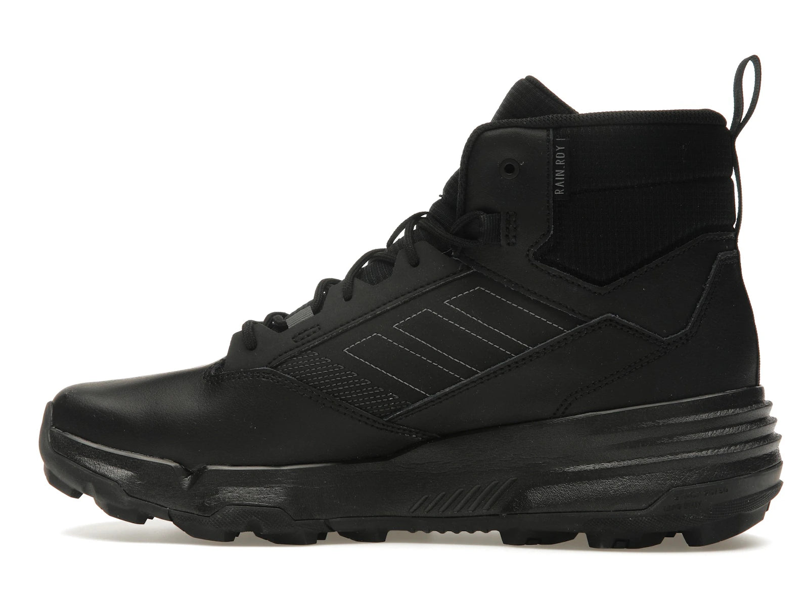 adidas Terrex Unity Leather Mid Rain.RDY Black Grey - alternate angle 1