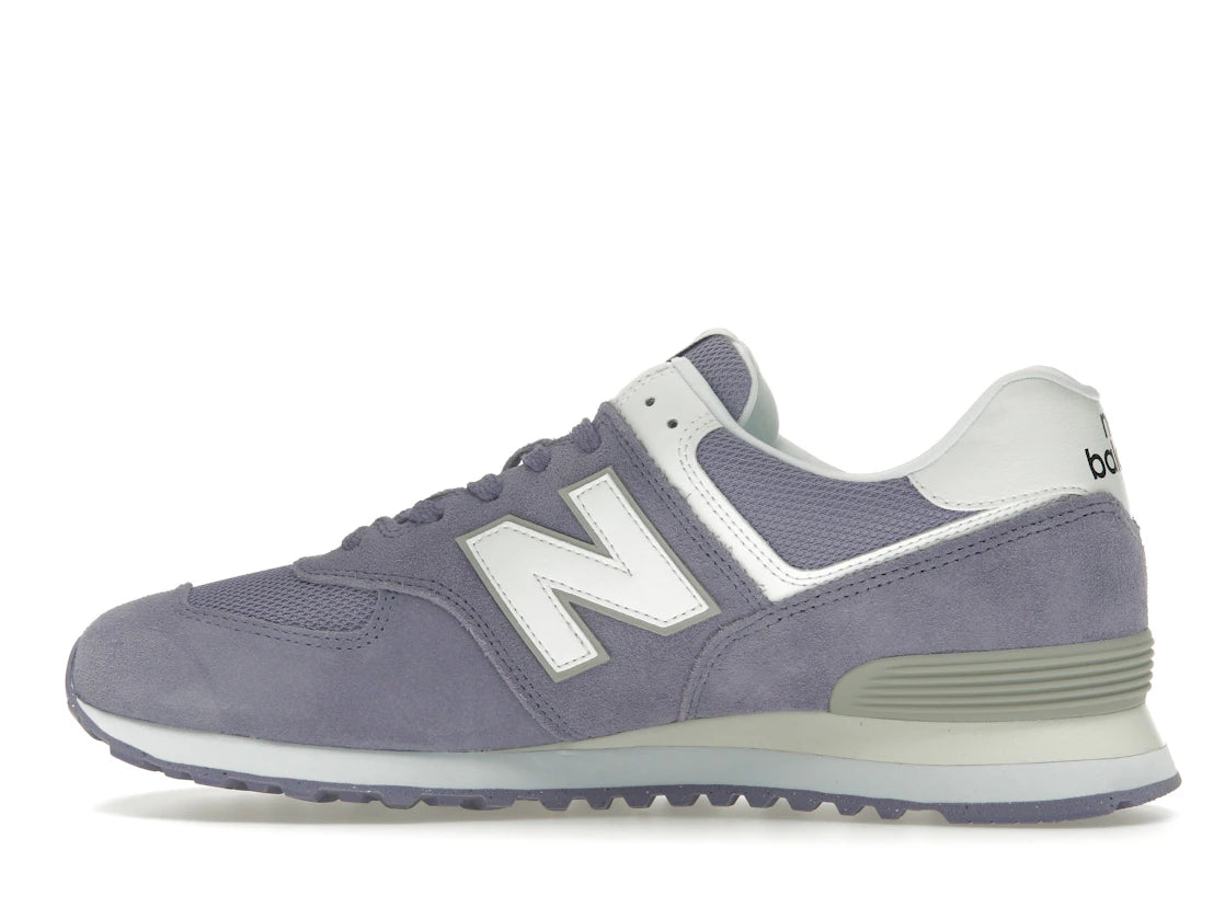 New Balance 574 Violet White