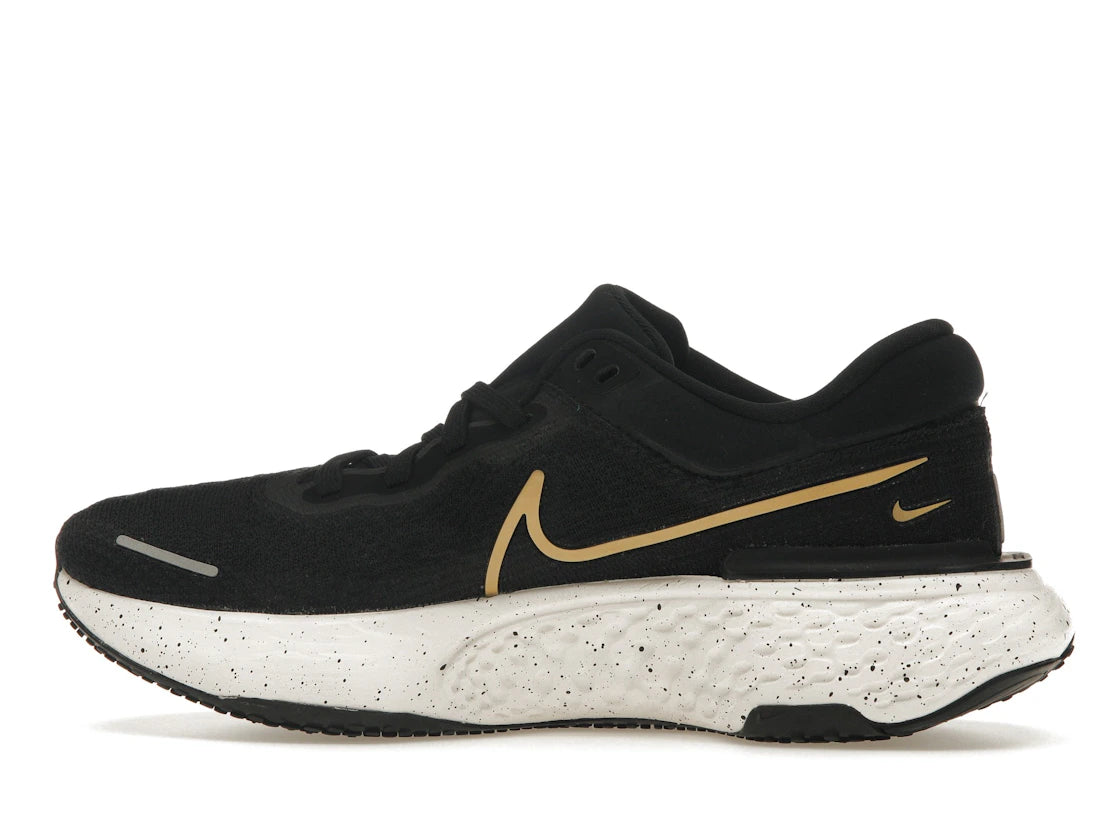 Nike ZoomX Invincible Run Flyknit Black Metallic Gold