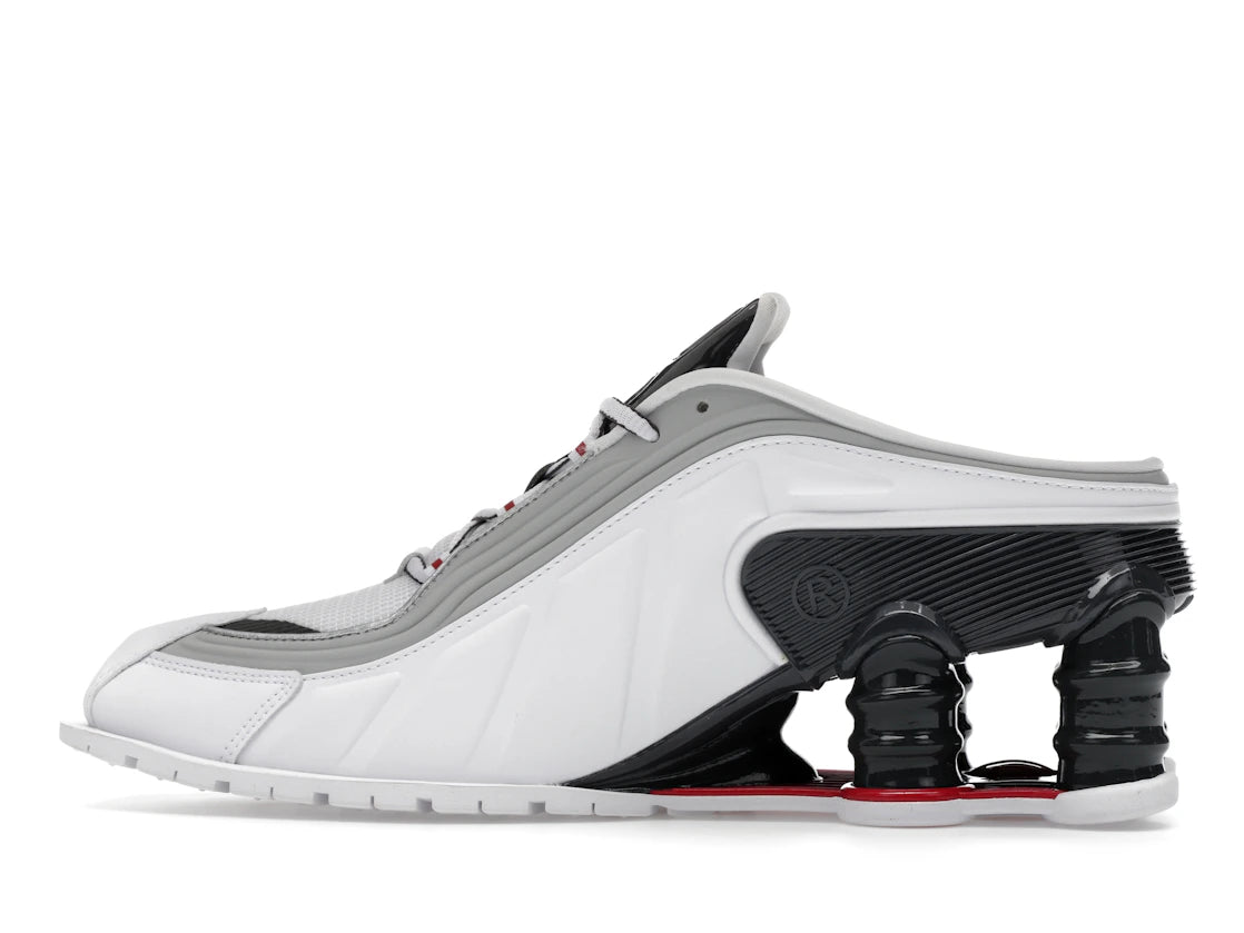 Mule Nike Shox MR4 Martine Rose Rouge universitaire platine métallisé