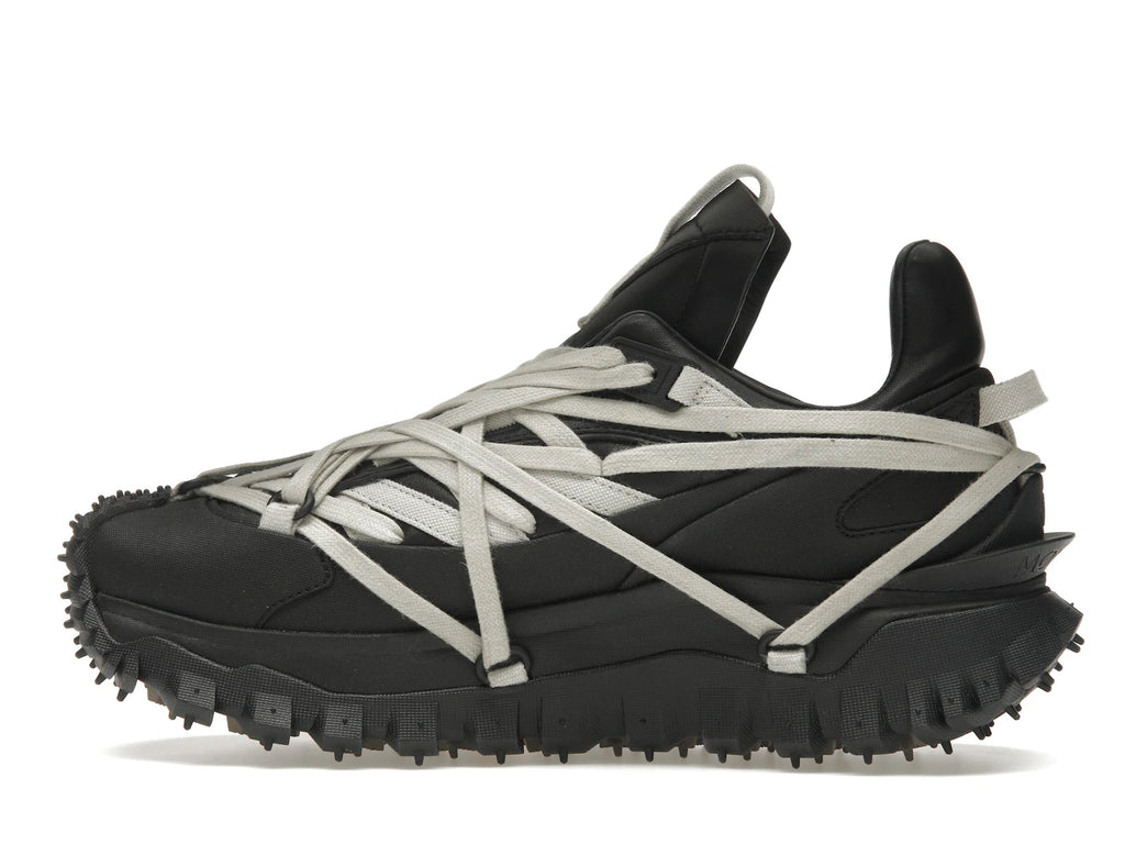 Rick Owens x Moncler Trailgrip Megalace Black - alternate angle 1