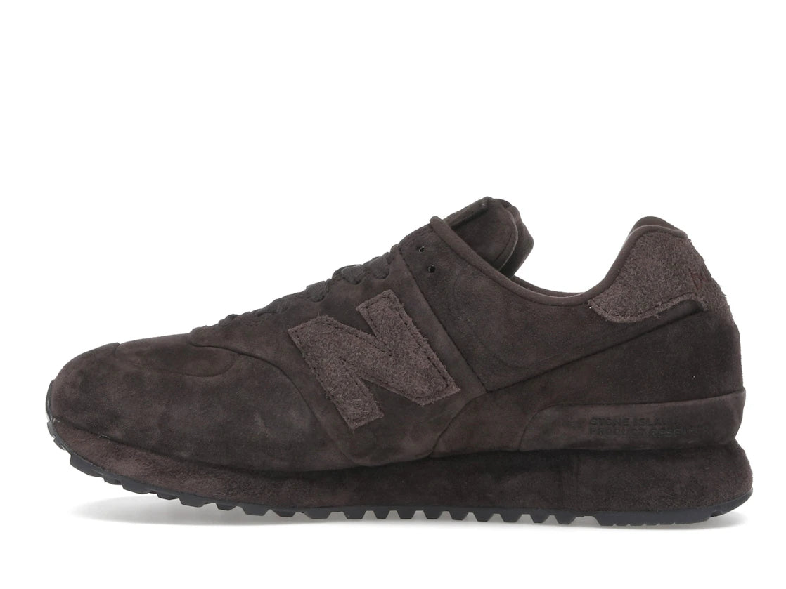 New Balance 574 Legacy Stone Island Ghost Marron foncé
