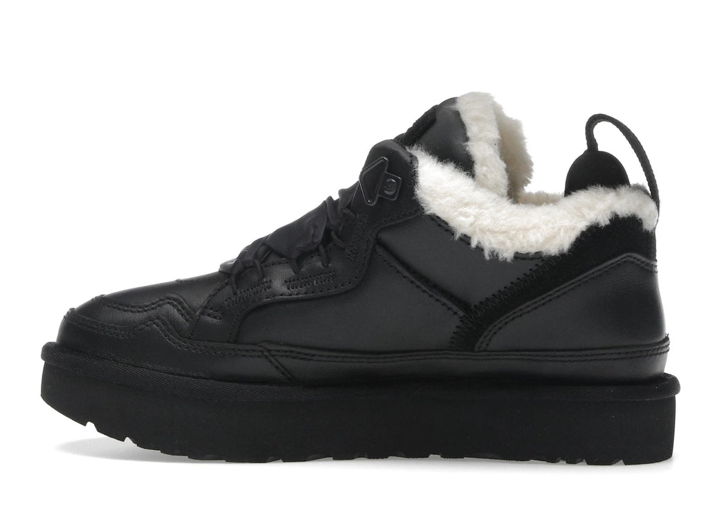 UGG Lowmel Leather Black - alternate angle 1