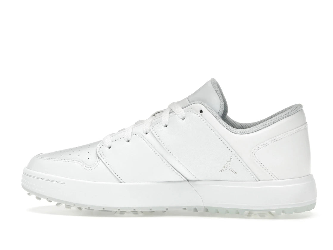 Jordan Nu Retro 1 Low Golf Blanc Platine Pur