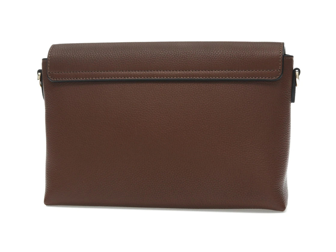 Burberry Vintage Check and Leather Note Crossbody Bag Tan - alternate angle 1