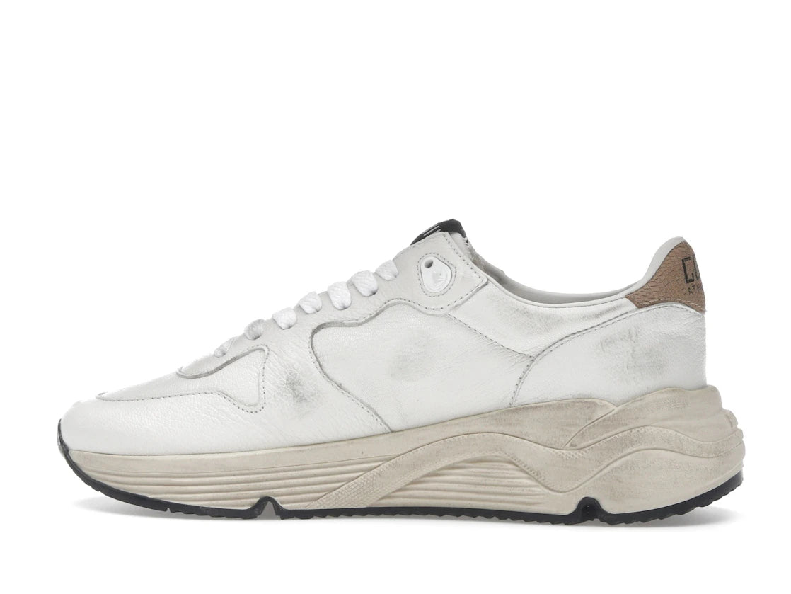 Golden Goose Running Sole White Gold