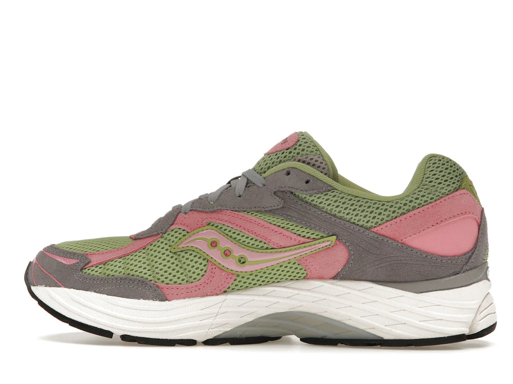 Saucony ProGrid Omni 9 Premium Grey Green Pink - alternate angle 1