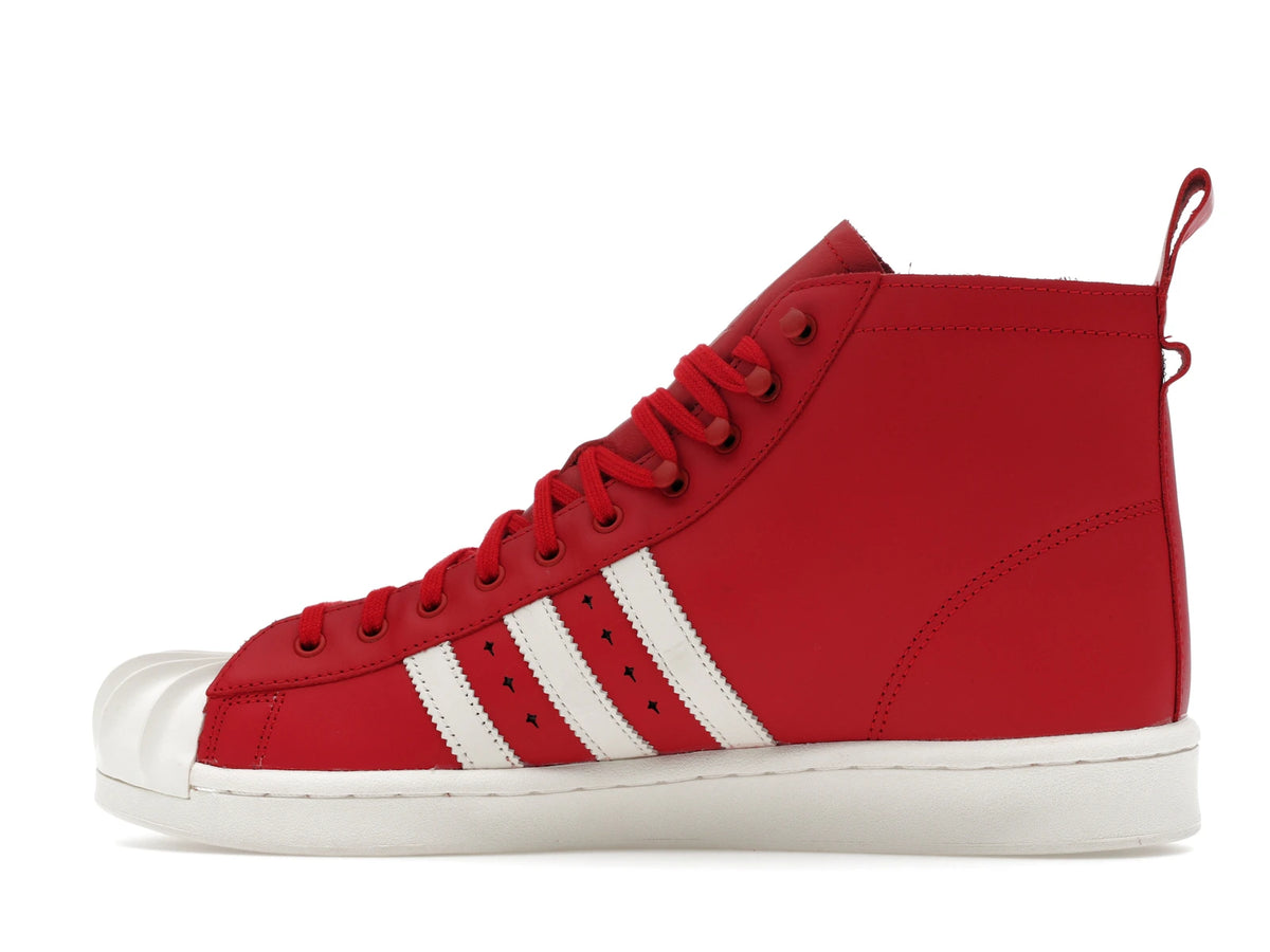 adidas Superstar Boot Thug Club Red White - alternate angle 1