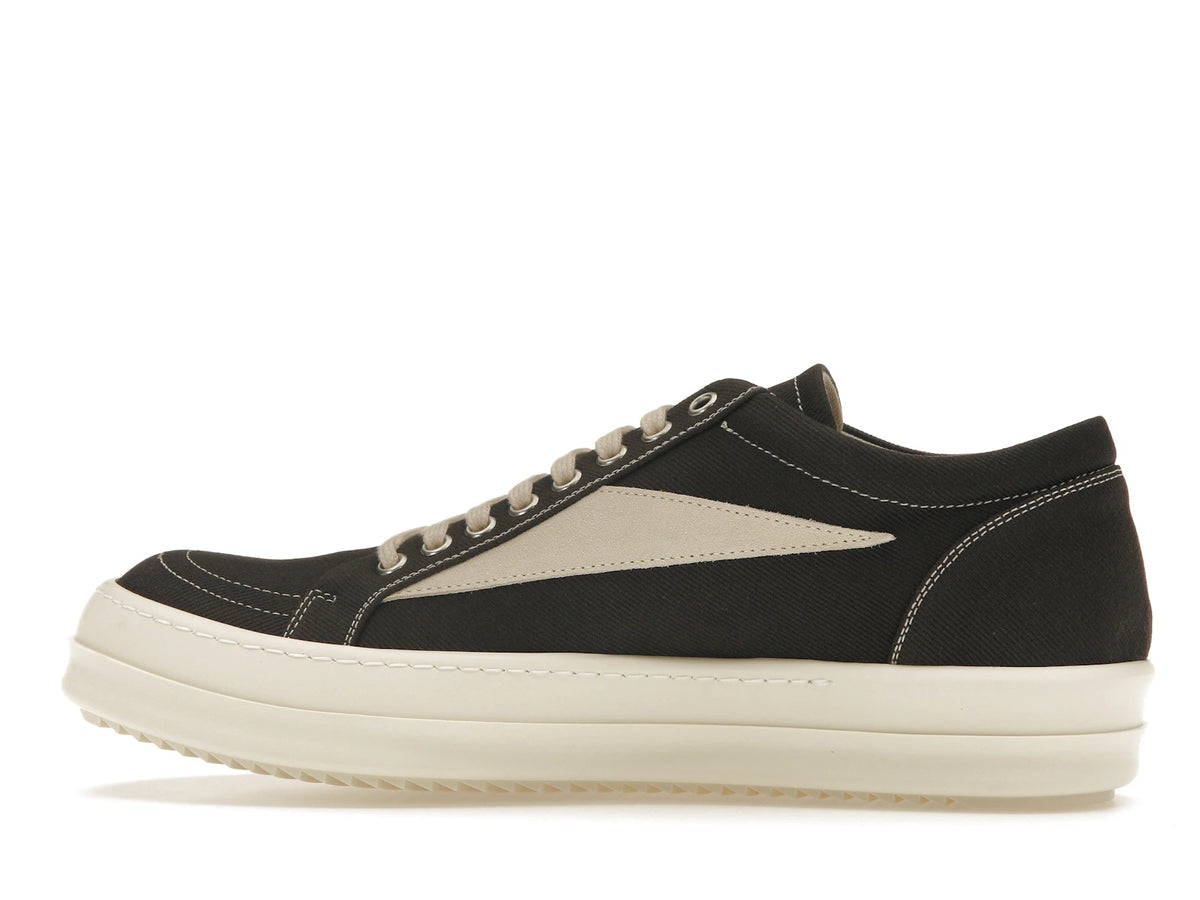 Rick Owens DRKSHDW EDFU Vintage Sneakers Taupe Grey - alternate angle 1