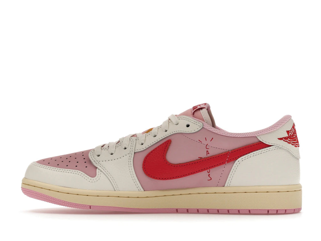 Jordan 1 Retro Low OG SP Travis Scott Sail Tropical Pink