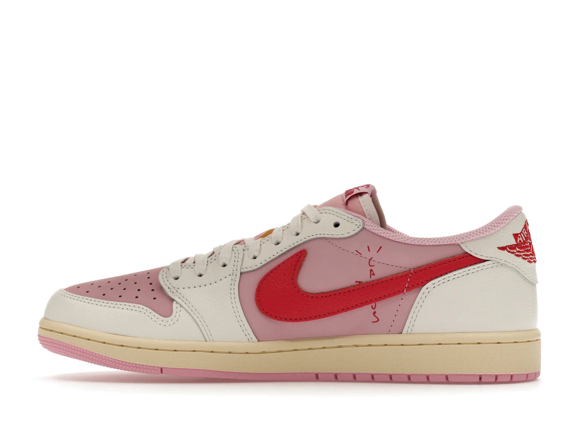 Jordan 1 Retro Low OG SP Travis Scott Sail Tropical Pink