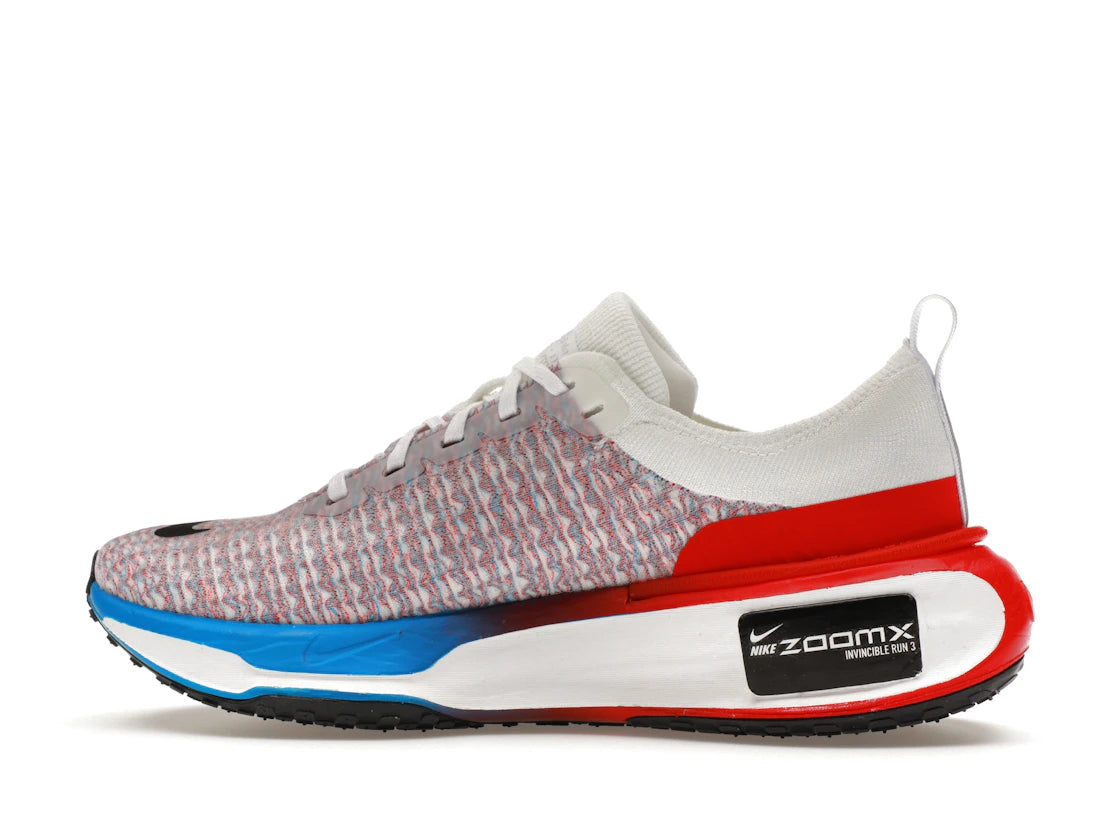 Nike ZoomX Invincible Run 3 White University Red Photo Blue Black