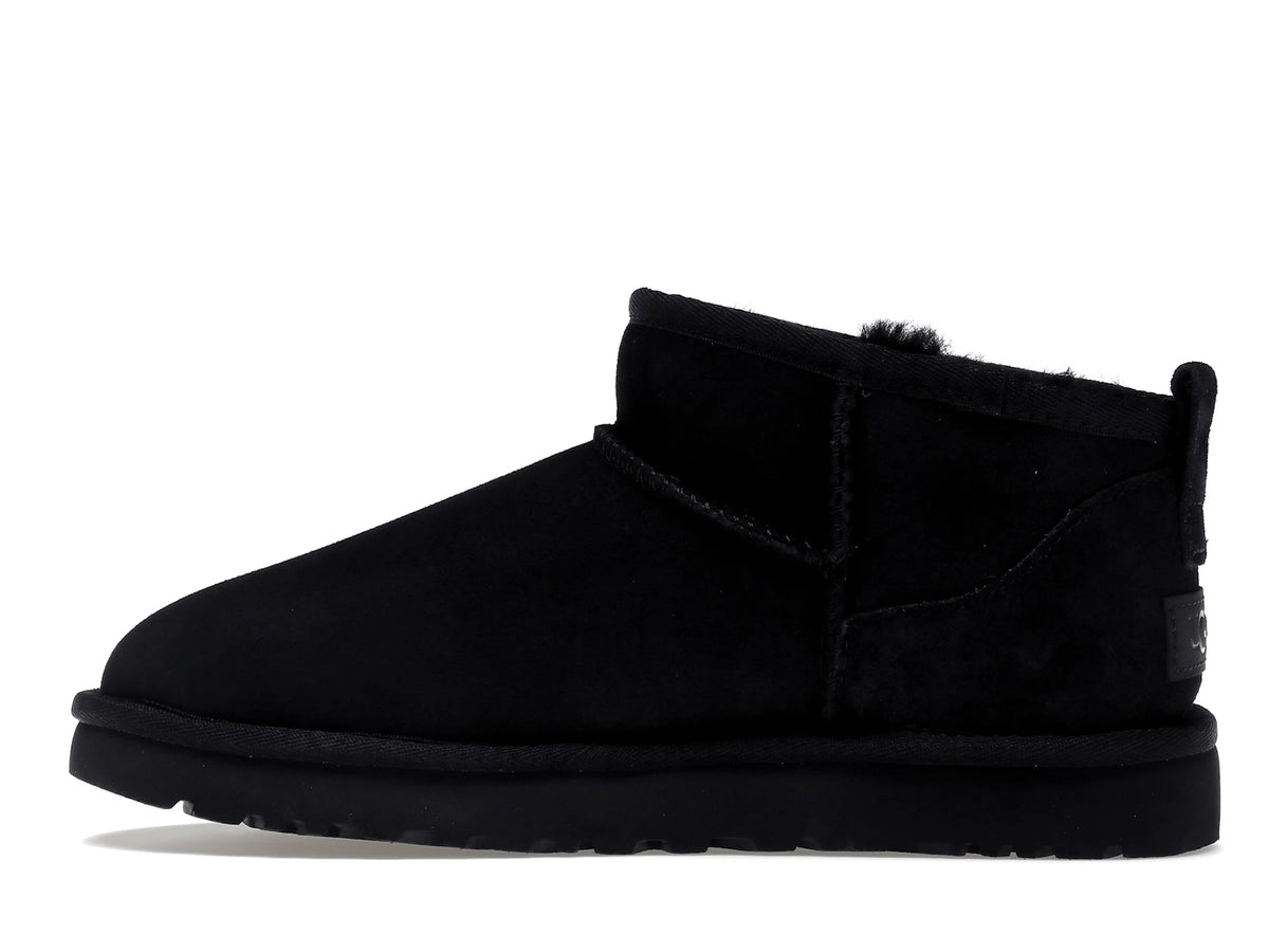 UGG Classic Ultra Mini Boot Black - alternate angle 1