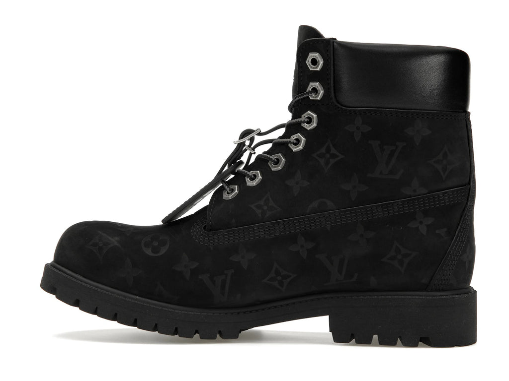Louis Vuitton Timberland 6 Inch Ankle Boot Black Monogram - alternate angle 1