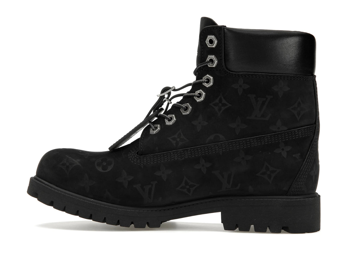 Louis Vuitton Timberland 6 Inch Ankle Boot Black Monogram - alternate angle 1