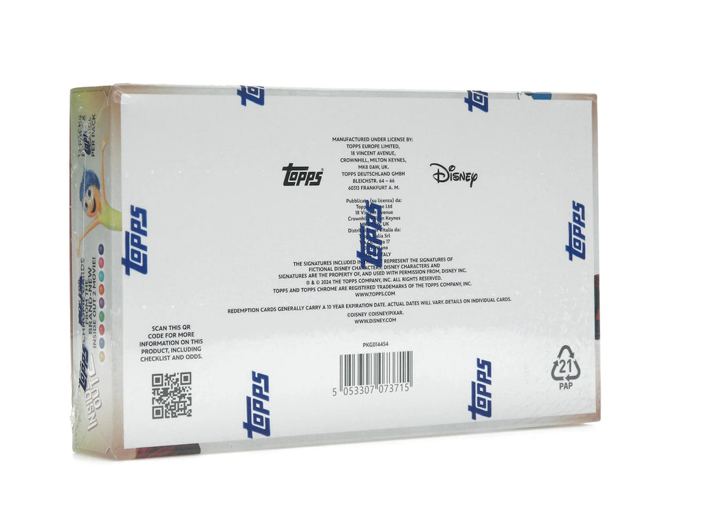 2024 Topps Disney Chrome Hobby Box - alternate angle 1