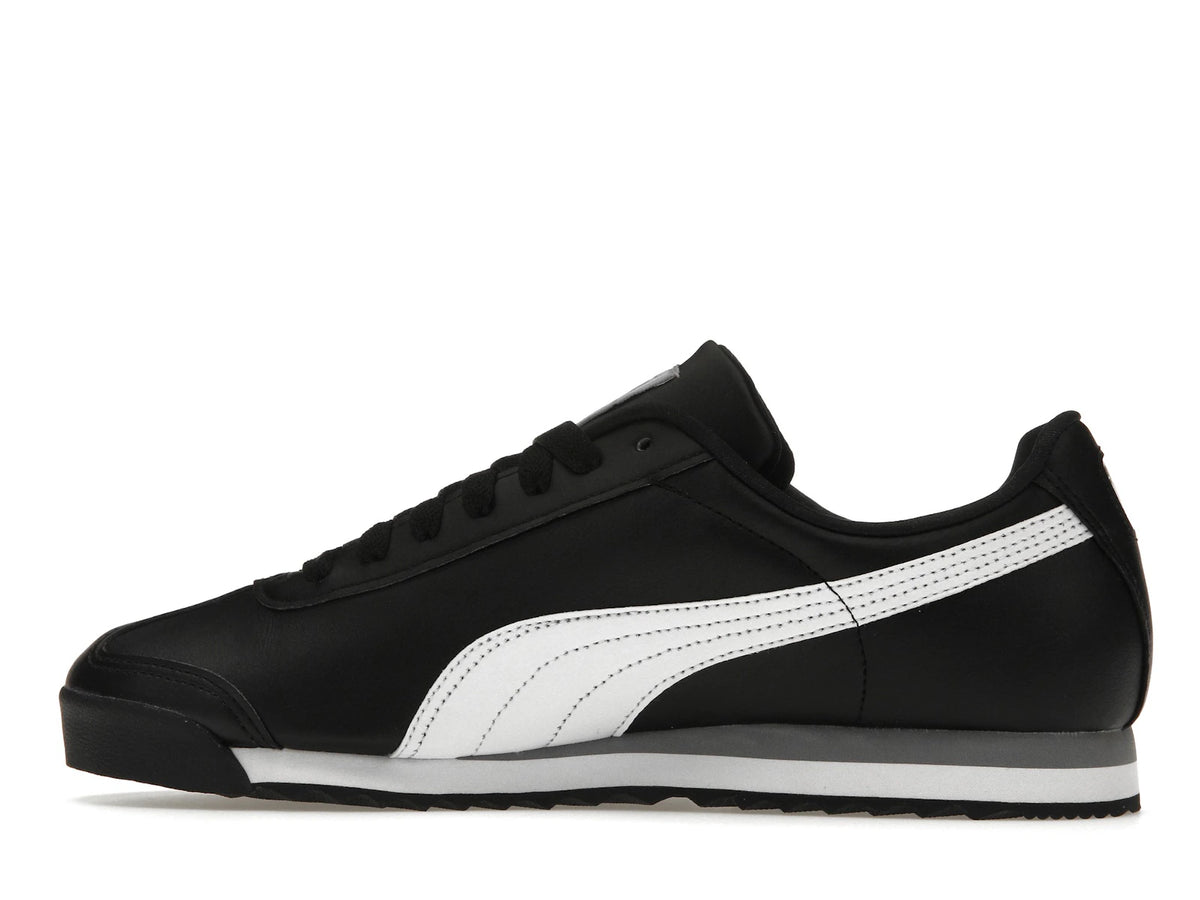 Puma Roma Basic Black-White-Puma Silver - alternate angle 1