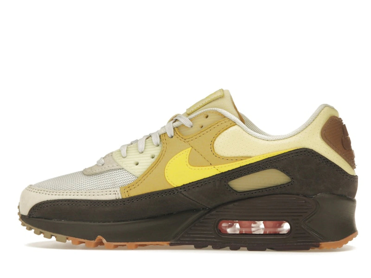 Nike Air Max 90 Cuban Link Velvet Brown - alternate angle 1