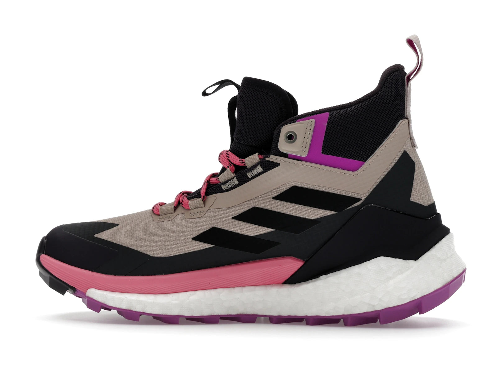 adidas Terrex Free Hiker 2.0 Gore-Tex Wonder Beige Pink Fusion Aurora Black - alternate angle 1