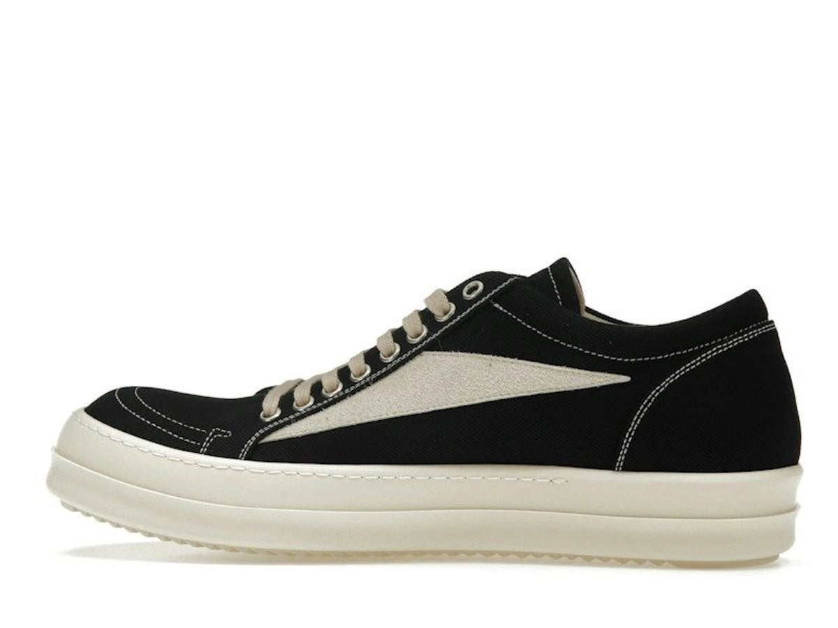 Rick Owens DRKSHDW Vintage Sneaks Black Milk - alternate angle 1