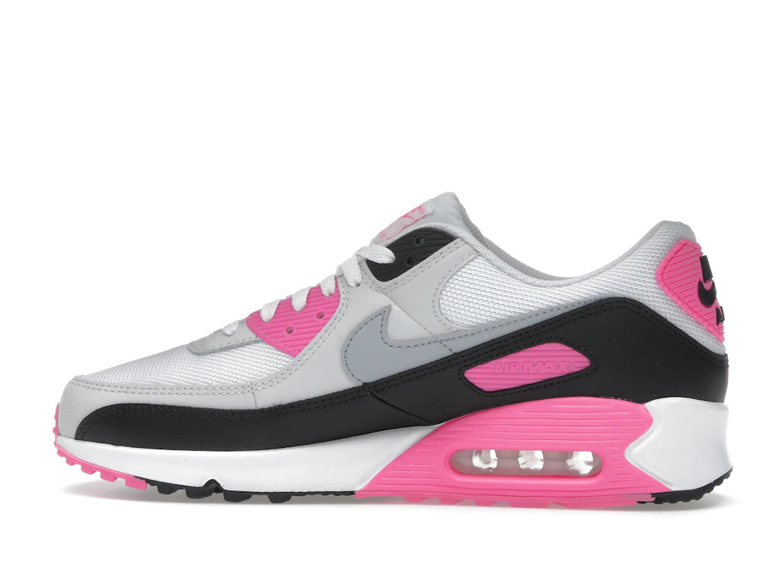 Nike Air Max 90 White Pink Glow Wolf Grey