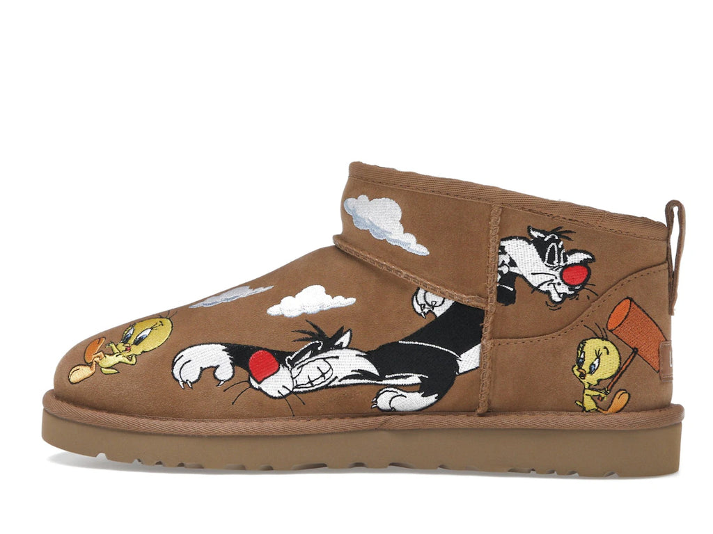 UGG Classic Ultra Mini Boot Palace x Looney Tunes Chestnut
