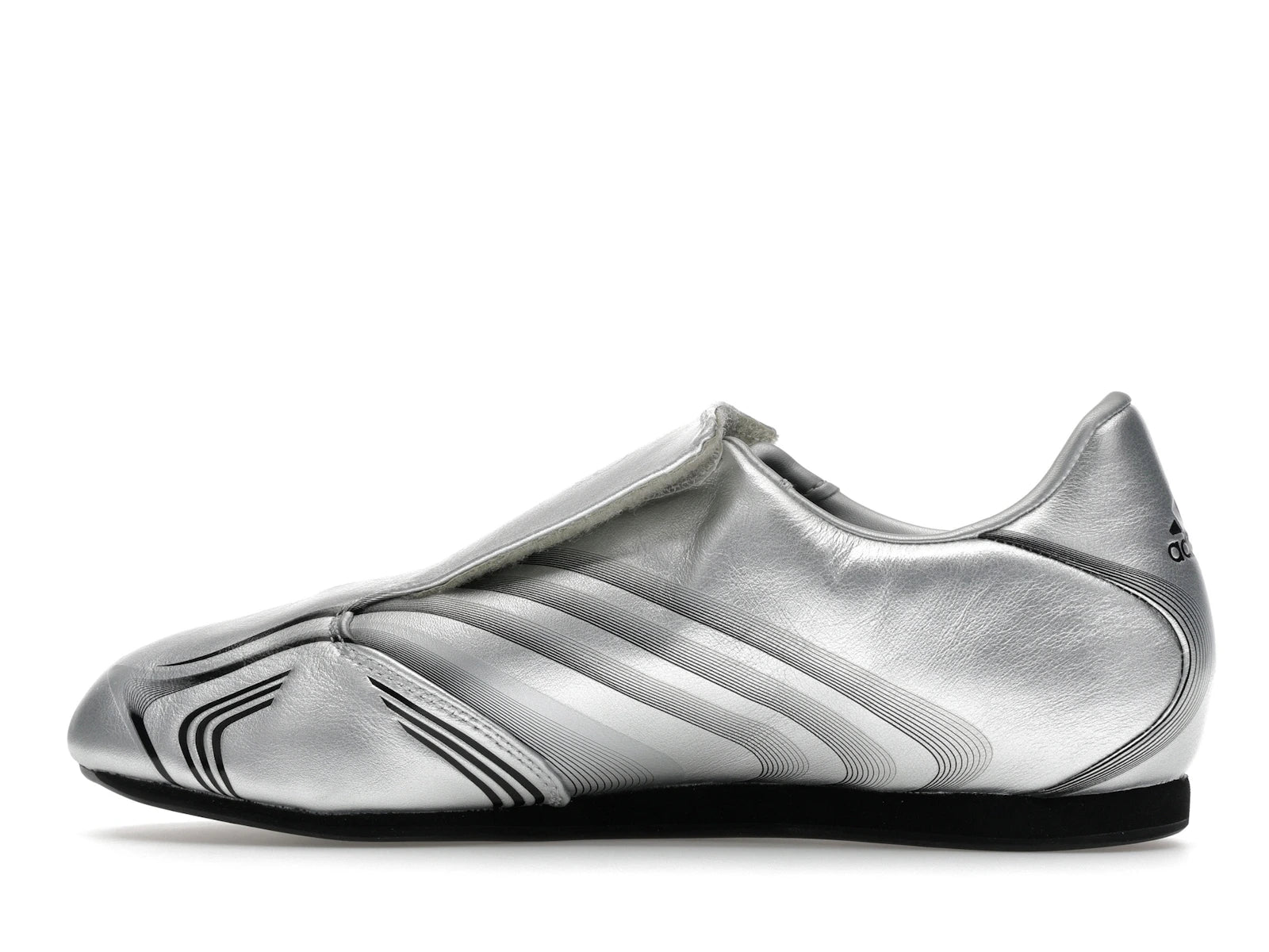 adidas Taekwondo F50 Silver Metallic Black - alternate angle 1