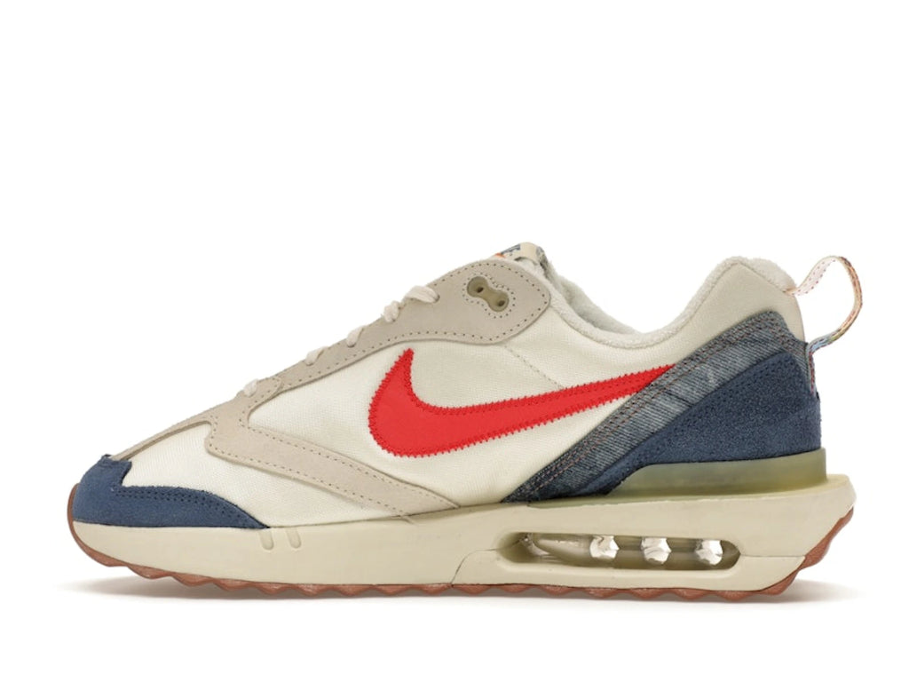 Nike Air Max Dawn Coconut Milk Red Navy - alternate angle 1