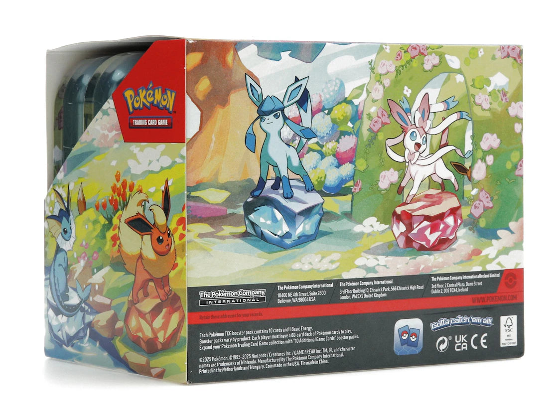 Pokémon Scarlet & Violet Prismatic Evolutions 8 Tin Mini Display