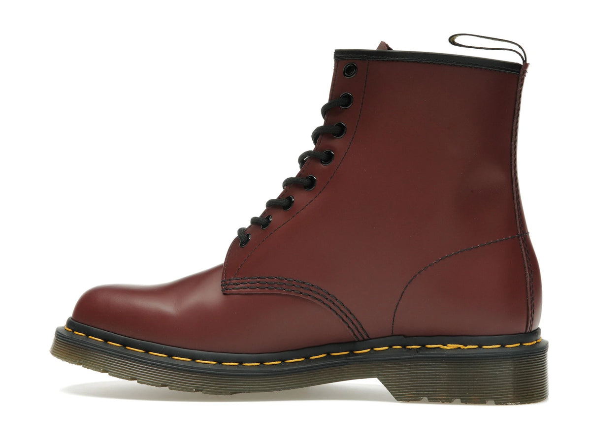 Dr. Martens 1460 Cherry Red Smooth Leather - alternate angle 1