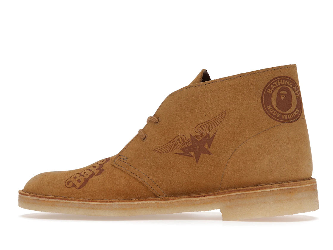 Clarks Desert Boot Bape Oak Embossed