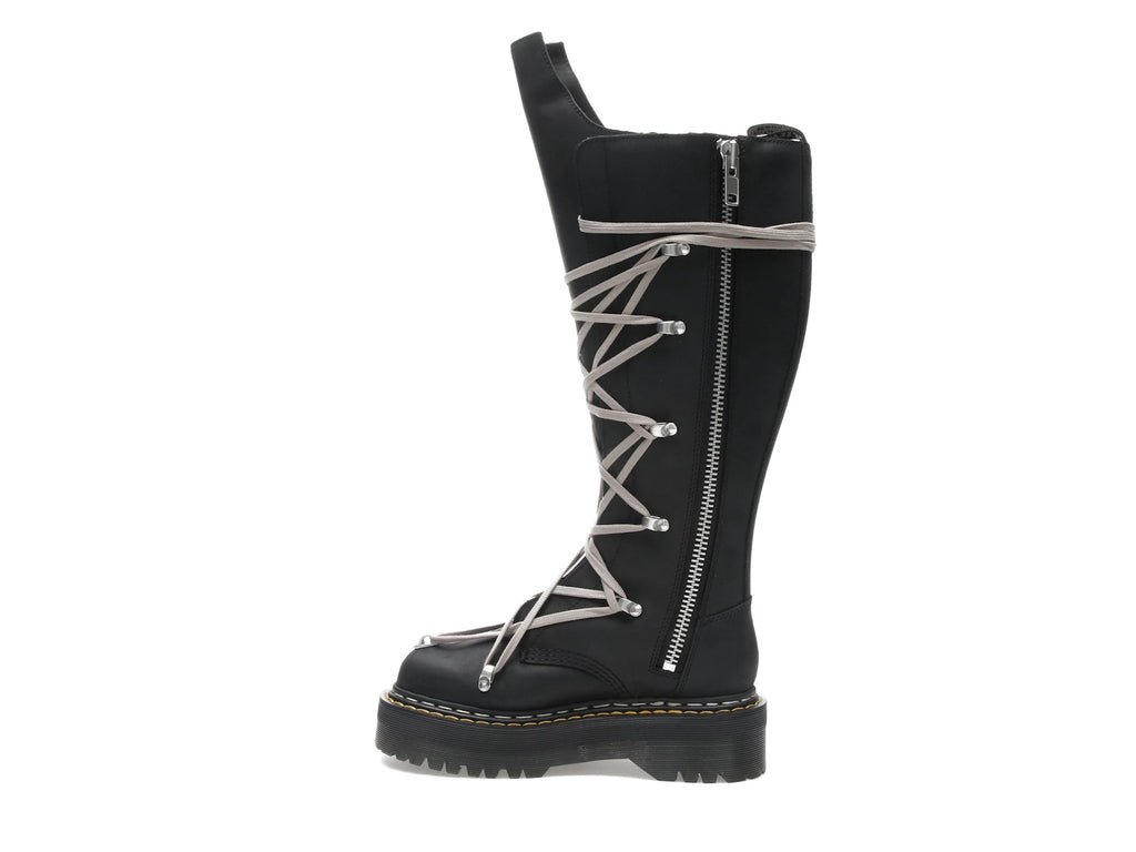 Dr. Martens 1460 DRKSHDW Quad Sole Pentalace Boot Rick Owens Black - alternate angle 1