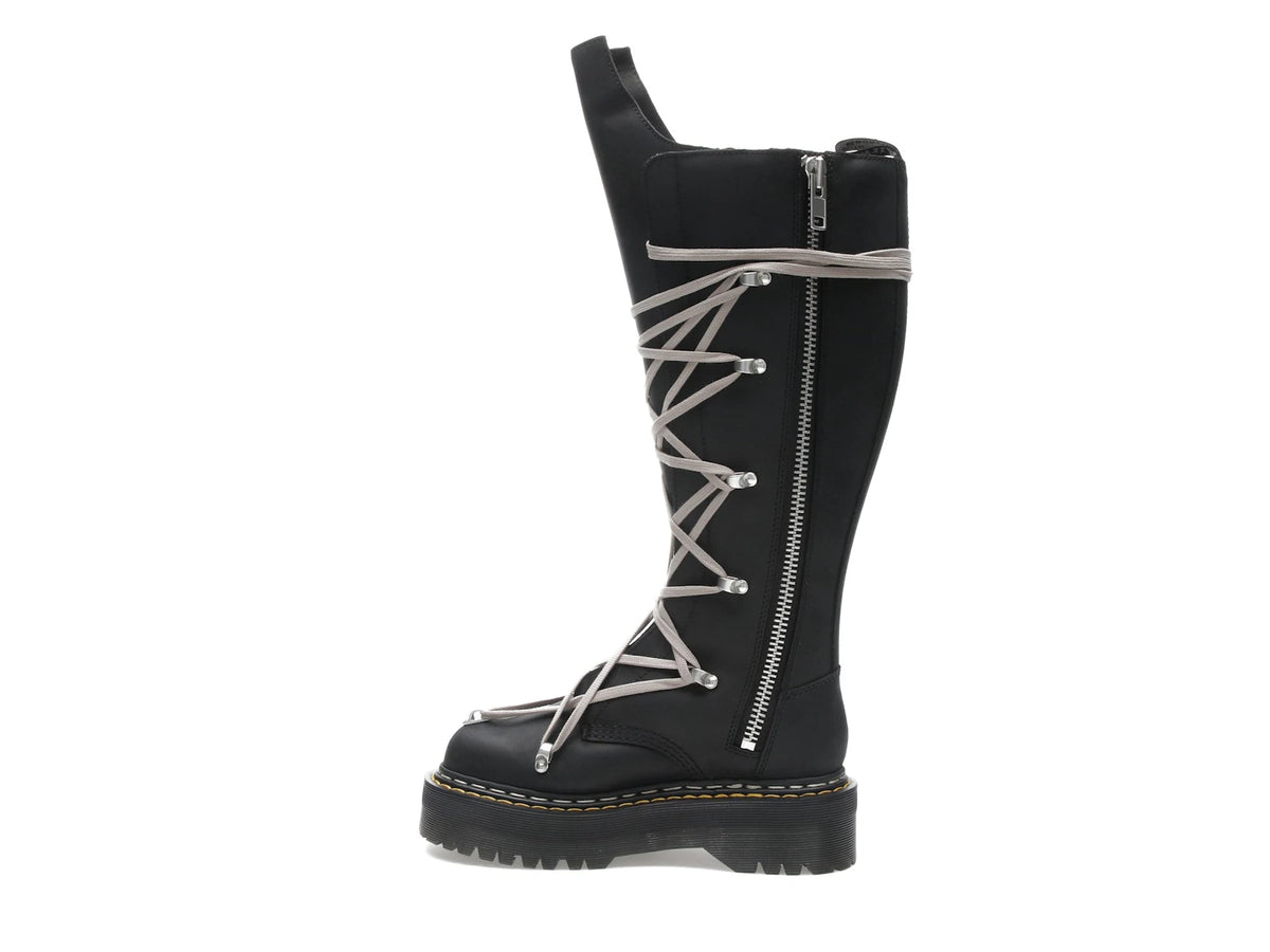 Dr. Martens 1460 DRKSHDW Quad Sole Pentalace Boot Rick Owens Black - alternate angle 1