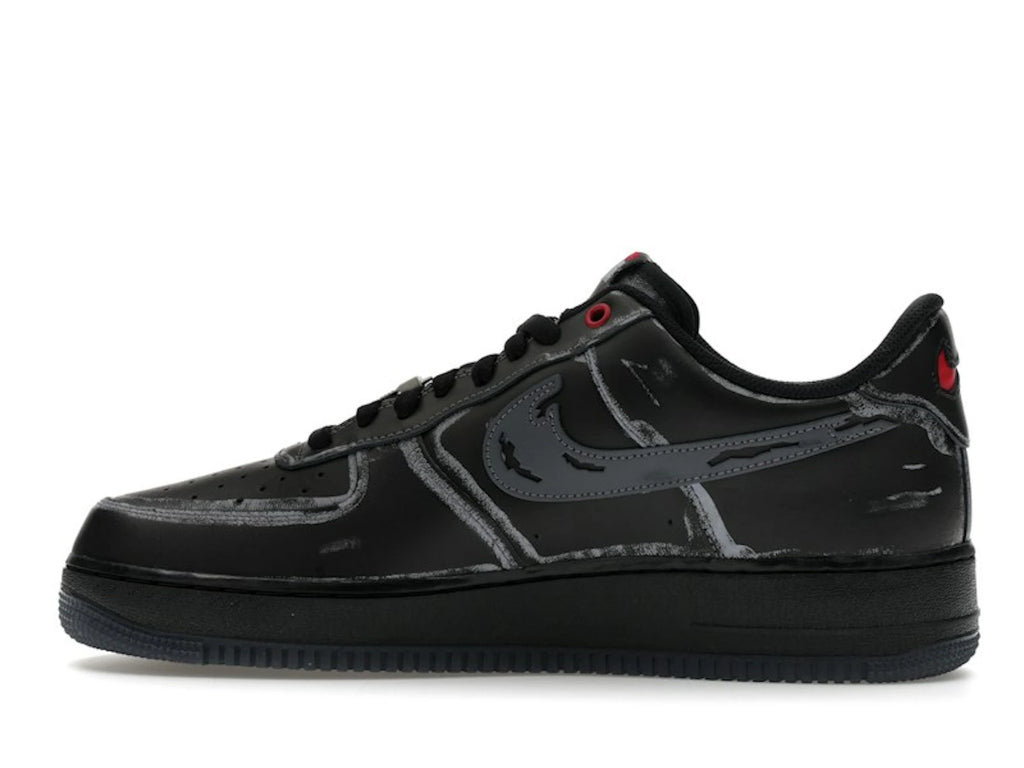 Nike Air Force 1 Low Scream Ghostface Black - alternate angle 1