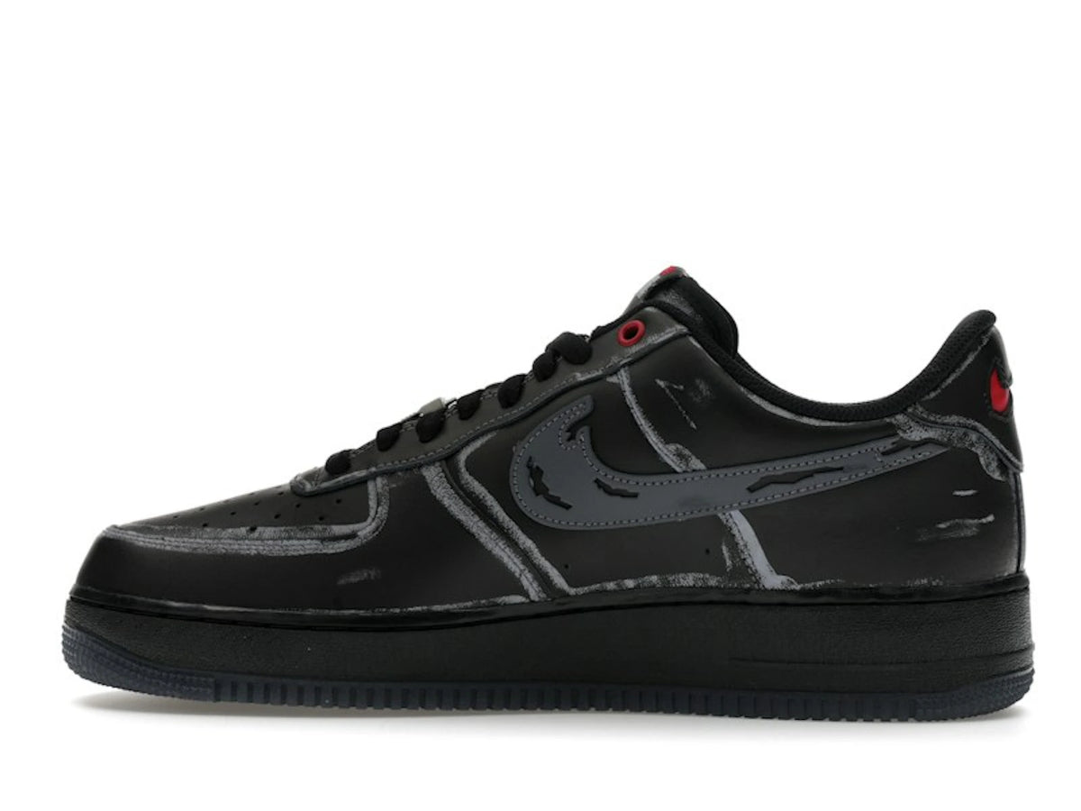 Nike Air Force 1 Low Scream Ghostface Black - alternate angle 1