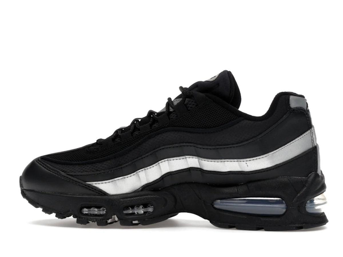 Nike Air Max 95 OG Big Bubble Black White Metallic Silver - alternate angle 1